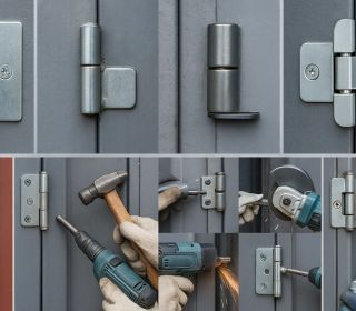 Phân biệt các loại bản lề cửa sắt và cách thay thế khi hỏng