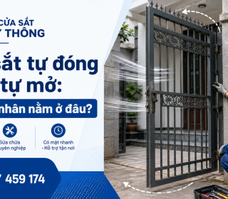 Vì sao cửa sắt tự đóng, tự mở? Cách xác định đúng nguyên nhân