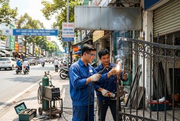 Dịch Vụ Sửa Cửa Sắt TPHCM Giá Rẻ ở Đường Cộng Hoà
