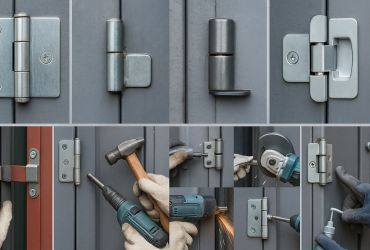 Phân biệt các loại bản lề cửa sắt và cách thay thế khi hỏng