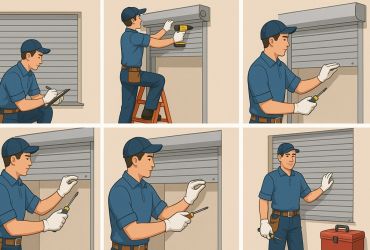 Quy trình 5 bước sửa cửa cuốn an toàn, chuyên nghiệp tại TPHCM