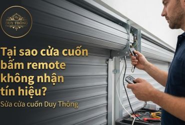 Tại sao cửa cuốn bấm remote không nhận tín hiệu?