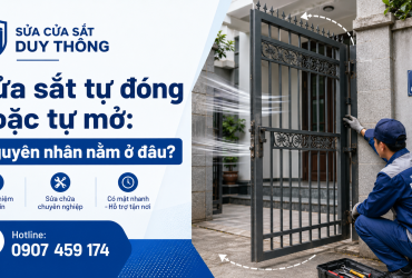 Vì sao cửa sắt tự đóng, tự mở? Cách xác định đúng nguyên nhân