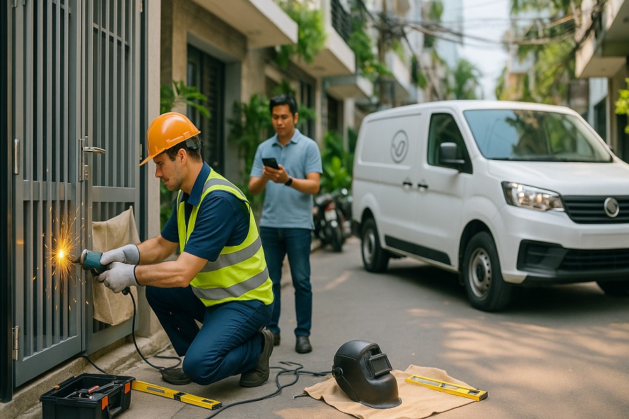 kinh nghiệm chọn dịch vụ sửa cửa sắt uy tín tphcm