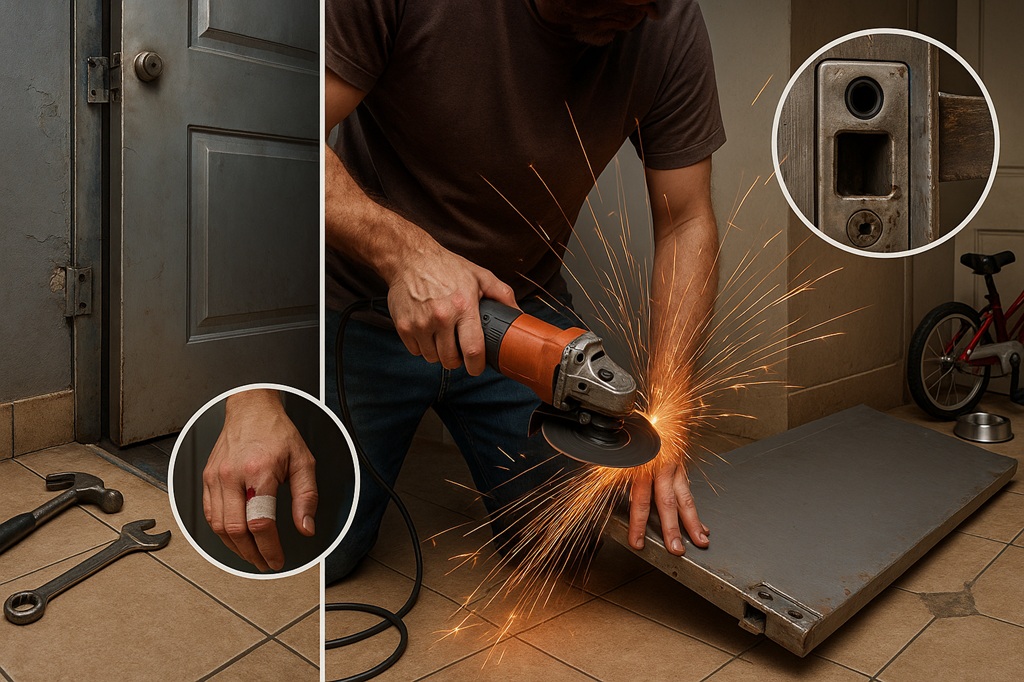 Tác hại của việc tự sửa cửa sắt tại nhà