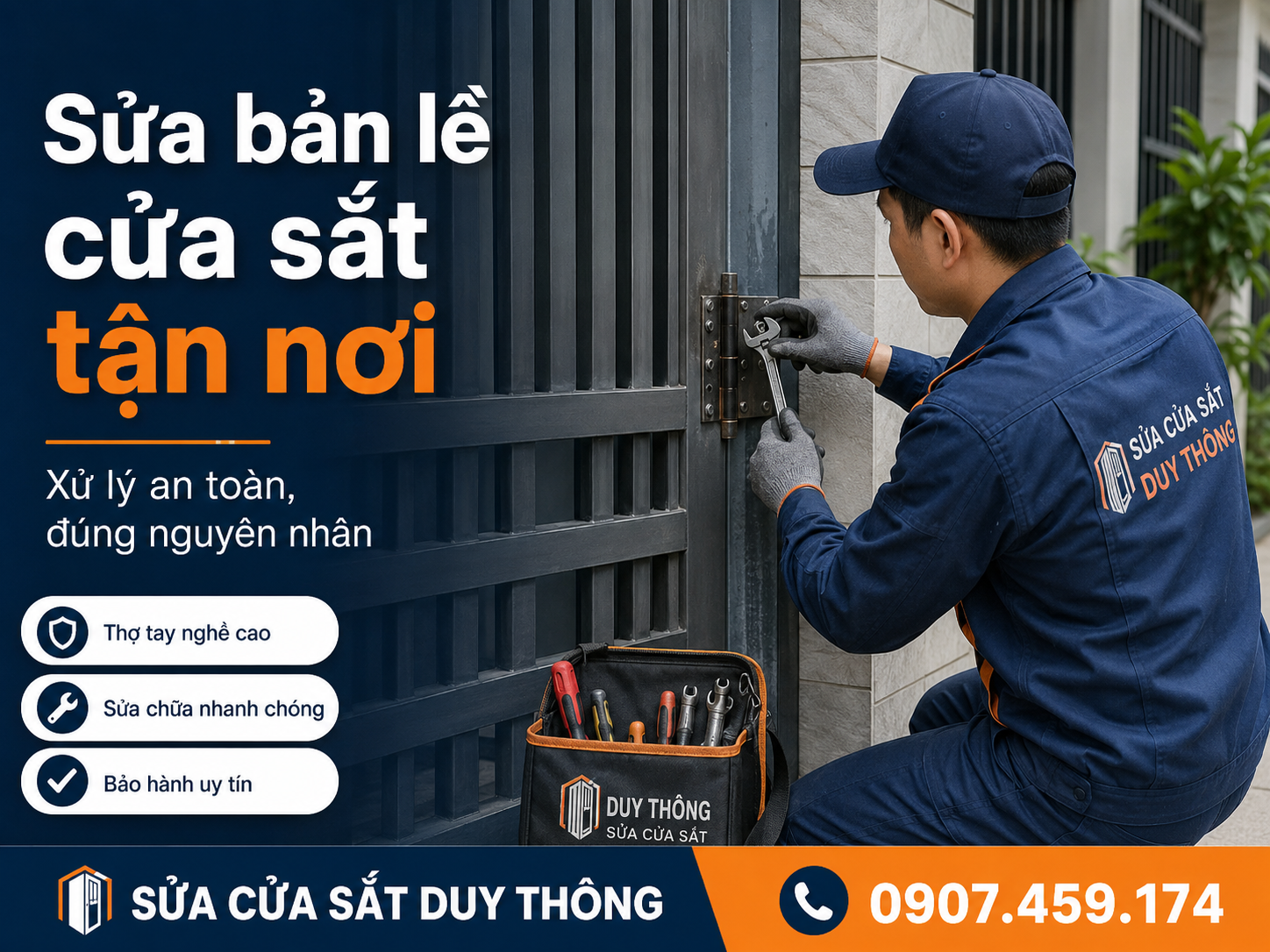 Dấu hiệu bản lề cửa sắt sắp gãy cần kiểm tra sớm