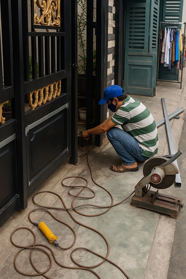 thợ sửa cửa sắt tại tphcm